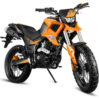 malá motorka Motocykl Sunway Enduro Hyper 125CC 4T Barton Motors bez kufru oranžová