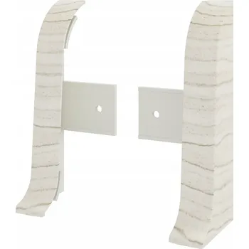 Levá koncovka, pravá koncovka Vilo PVC 3,5 x 55, délka 10 cm, dub