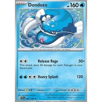 Volný čas Pokémon SV1en 061/198 Dondozo - Scarlet & Violet Stav: Near Mint, Verze: REVERSE HOLO