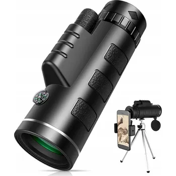 Dalekohled Monokulár APEXEL 40x 60mm + Stativ a Držák na Telefon / Smartphone