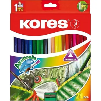 Pastelka Akvarelové Pastelky Kores 24 ks