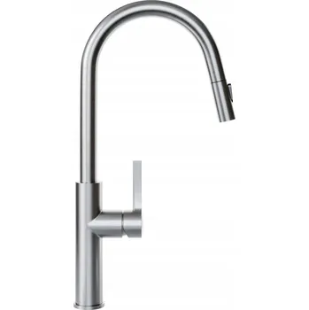 Vodovodní baterie Stojánková kuchyňská baterie Globalo DIVIO INOX 1.1 stříbrná, šedá