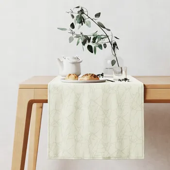 Obraz Běžec na stůl krémový 120 x 40 cm