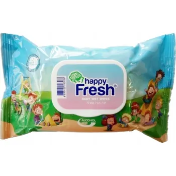 Dětská kosmetika HAPPY FRESH vlhčené ubrousky 1 x 72 ks