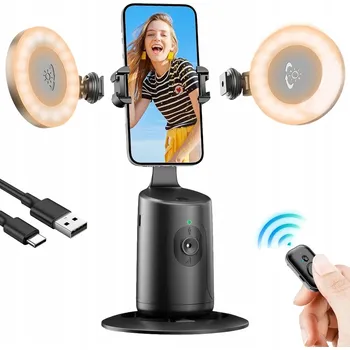 PROFESIONÁLNÍ RUČNÍ STABILIZÁTOR GIMBAL PRO FOTOAPARÁT S FUNKCÍ SLEDOVÁNÍ A DRŽÁK NA TELEFON