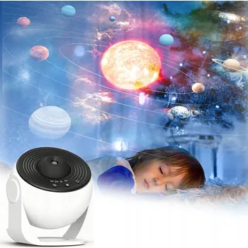 Projektor YOUKUKE Projektor Nebe Noční Lampa pro děti LED