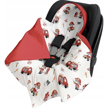 Zavinovačka DEKA DO AUTOSEDAČKY NOSÍTKA ZAVINOVAČKA S KAPUCÍ VELVET, POLSKÝ VÝROBEK