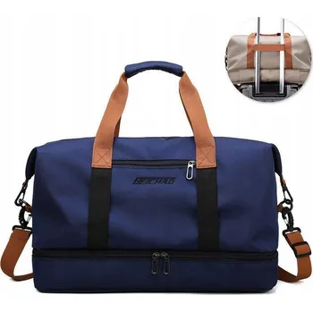 Cestovní taška Cestovní taška VELKÁ Sportovní Příruční zavazadlo Turistická Voděodolná Tmavě modrá