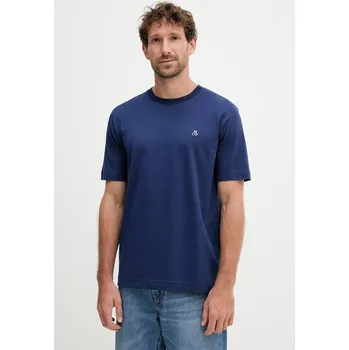 Pánské tričko Bavlněné tričko Marc O'Polo pánské, tmavomodrá barva, s potiskem, 526201251054 59X, vel. M