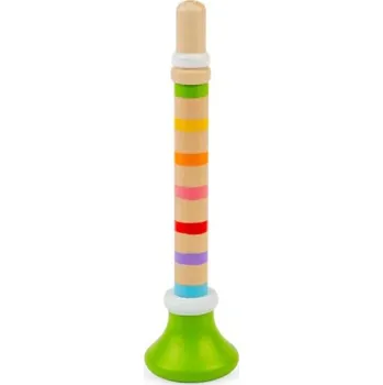 Hudební nástroj pro děti Bigjigs Toys Trumpetka 1 ks zelená