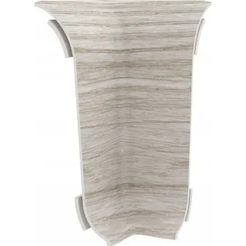 Vnitřní roh Vilo PVC 4 x 55, délka 10 cm, dub