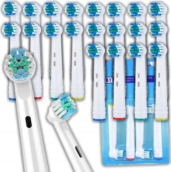 Elektrický zubní kartáček HLAVICE PRO ELEKTRICKÝ ZUBNÍ KARTÁČEK ORAL B BRAUN ORALB SADA 20 KUSŮ