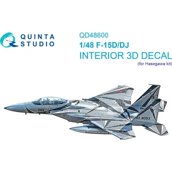 Plastikový model Quinta studio 1/48 F-15D/F-15DJ 3D-Print&col.Interior (HAS)
