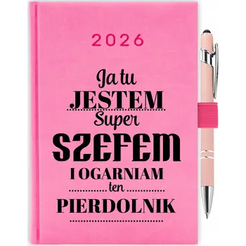 Kalendář Knižkový kalendář pro učitele 2026 A5, růžový