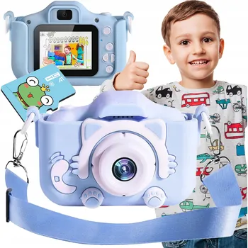 Digitální kompakt Digitální fotoaparát GALAXIA Aparat kamera GALAXIA modrý