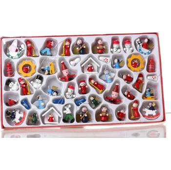 Vánoční dekorace VELKÁ SADA HRAČEK VÁNOČNÍ STROMEK SNĚHULÁK ANDÍLEK PRO DĚTI VÁNOČNÍ BAŇKY OZDOBY Z16