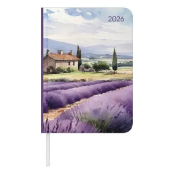 Diář Daily Journal Aquarelle 2026 - Taschen-Kalender A6 - Day By Day - 352 Seiten - Notiz-Buch - Alpha Edition – Alpha Edition GmbH & Co. KG (DE)