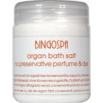 Koupelová sůl Bingospa 550 g arganová sůl do koupele