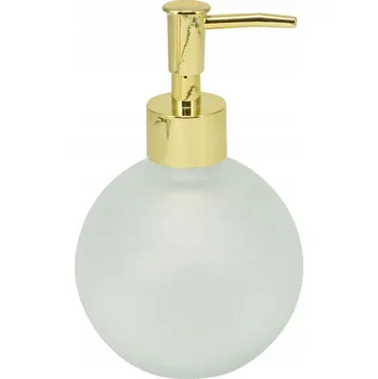 Dávkovač mýdla Ruční dávkovač mýdla stojací Bathroom Solutions 400 ml bílý, žlutý