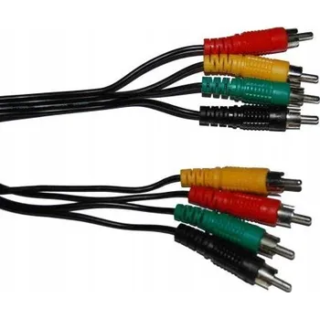 Audio kabel Kabel Alphard 4RCA/4RCA 4x RCA (cinch) - 4x RCA (cinch) 5 m