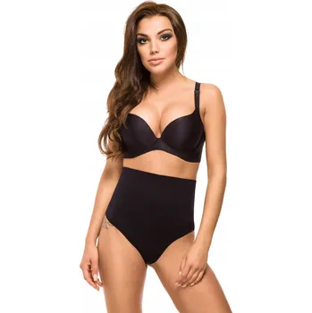 Podprsenka Stahovací kalhotky Anet zeštíhlující černé bezešvé univerzální velikost