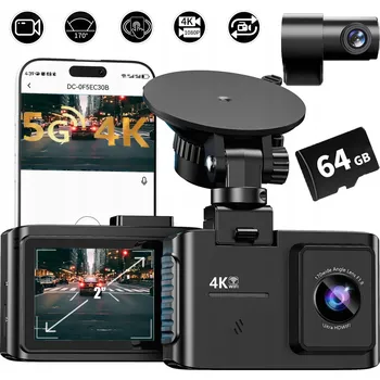 IP kamera PLNÁ 4K WIFI KAMERA AUTOMOBILOVÁ PALUBNÍ KAMERA DO AUTA