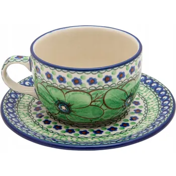 Šálek Ceramika Artystyczna Bolesławiec Květiny 200 ml Vintage