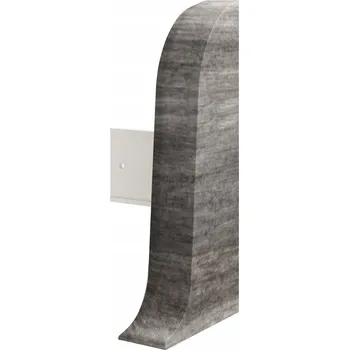 Levá koncovka, pravá koncovka Vilo PVC 3,5 x 55, délka 10 cm, dub