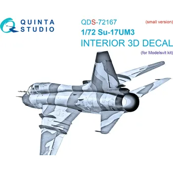 Plastikový model Quinta studio 1/72 Su-17UM3 3D-Print&col.Interior (MSVIT) SMALL