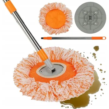 mop Rotační mop 360° z mikrovlákna na podlahy, nábytek i auto, 180 cm