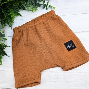 Dívčí kraťasy Kulišárny Basic mušelínové kraťasy BRONZ VELIKOST: 98