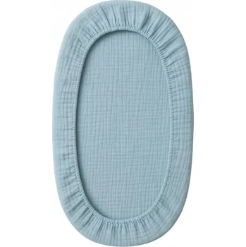 Prostěradlo Prostěradlo mušelínové s gumou do korbičky kočárku 80x40 100% bavlna premium