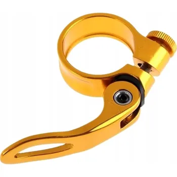 Sedlovka Svorka sedlovky jízdního kola objímka oranžová 31,8 mm rychlospojka