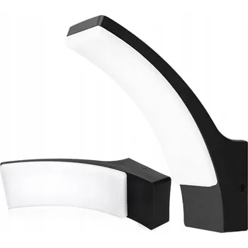 Venkovní osvětlení Zahradní nástěnné svítidlo GOLED černé s integrovaným LED zdrojem 12 W