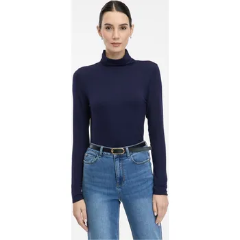 Dámské tričko Tmavě modré dámské tričko s rolákem ORSAY - Dámské Orsay modrá | světle modrá 3426110