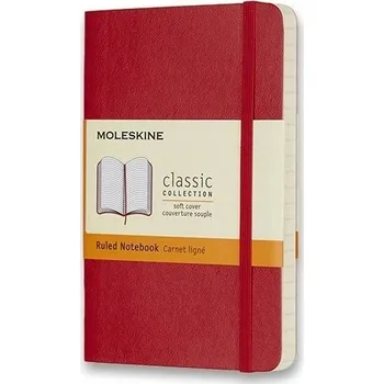 Zápisník Notes A6 Moleskine červený (červená)