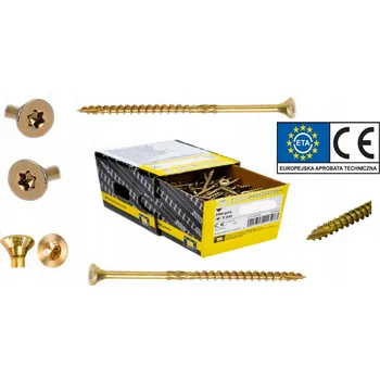 Vrut Tesařské vruty do dřeva TORX 5x45 100 ks Domax