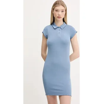 Dámské šaty Šaty Tommy Jeans DW0DW20297 modrá 95X, vel. L