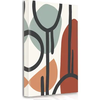 Obraz OBRAZ NA PLÁTNĚ NA ZEĎ Bohemian Abstract 50x70 cm