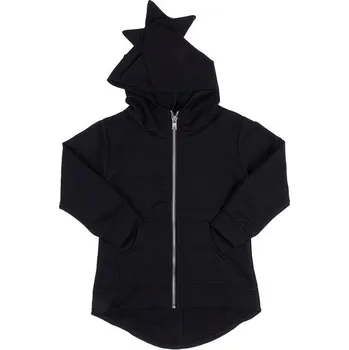 Dívčí oblečení Dětská mikina se zipem L523 černá 3