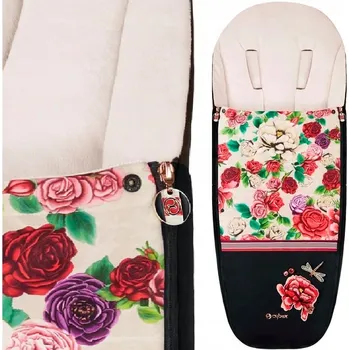 Kočárek Cybex fusak platinium do kočárku Priam Mios / Spring Blossom Light