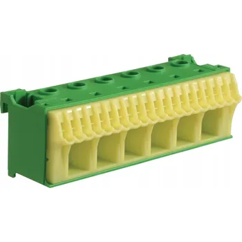 vypínač Hager QuickConnect Svorkovnice Samozaciskací Ochranná Zelená 6x16+20x4mm2 KN26E