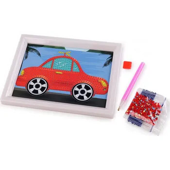 Diamantové malování Diamantové malování s rámečkem, kreativní sada, malé, 1 náhodná barva auto