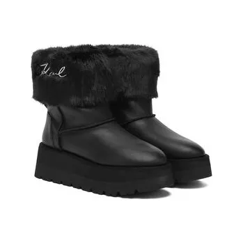 Dívčí sněhule Sněhule KARL LAGERFELD KL48655 Černá 39