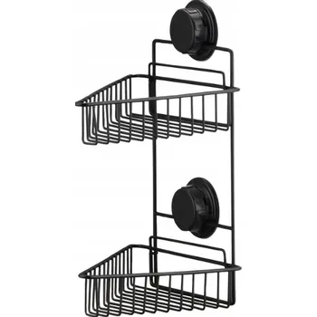 Drátěná police Rohová polička do sprchy, sprchová polička bez vrtání, Welltime