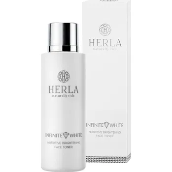 Herla Infinite White vyživující pleťové tonikum pro zesvětlení pigmentových skvrn 200 Ml