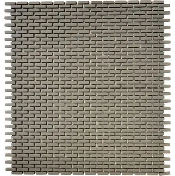 Obklad Skleněná mozaika, Skleněná dlaždice šedá CUBA