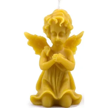Svíčka Svíčka z včelího vosku - Anděl klečící