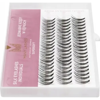 Péče o řasy a obočí 20D SUPERSOFT | Řasy v trsech pro líčení C 14mm