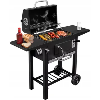 Gril na dřevěné uhlí Mega-M 32 x 40 cm